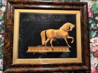 Framed Gilded Horse (2 Of 2)