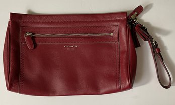 COACH Legacy Deep Port Leather Clutch Bag - Clean!
