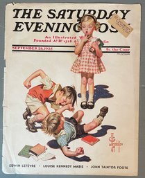 SATURDAY EVENING POST Sep. 28th, 1935 Original Cover
