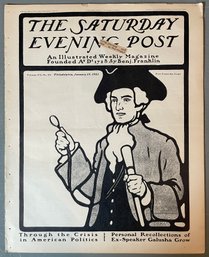 Antique Ephemera SATURDAY EVENING POST Jan. 19th, 1901 Full Magazine