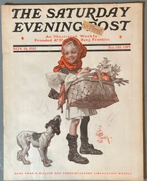Antique Ephemera SATURDAY EVENING POST Nov 18th, 1911 Full Magazine - Great Ads