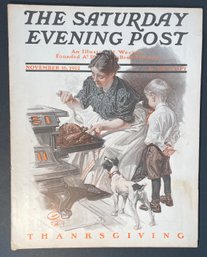 SATURDAY EVENING POST THANKSGIVING - Nov. 16, 1912 Full Magazine - Leyendecker Cover Art