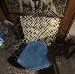 Black Diamond Wire Chair By Knoll, New York