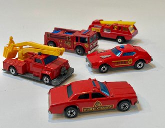 Hot Wheels Matchbox Fire Emergency Vehicles (5)