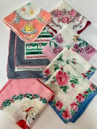 Lot Of  8 Vintage Hankies