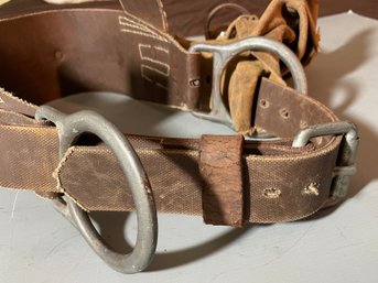 Vintage Bell System Telephone Company Safety Belt By RH Buhrke Co Size 22