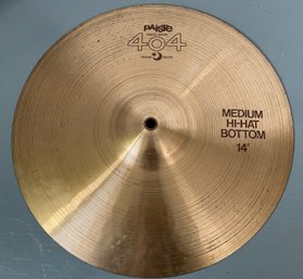 Paiste 14 #404 'Brown Label' Medium Hi-Hat Cymbal (Bottom Only)