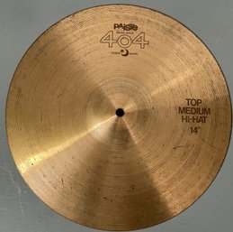 Paiste 14 #404 'Brown Label' Medium Hi-Hat Cymbal (Top Only)