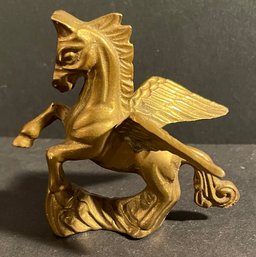 Vintage ALDON Brass Pegasus Statue - 3'x 3'