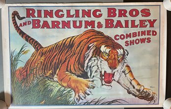 RINGLING BROS BARNUM BAILEY CIRCUS POSTER Tiger P-27