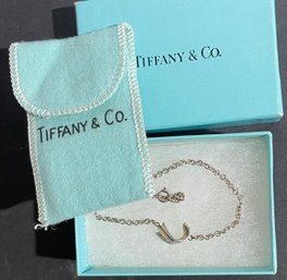 Tiffany & Co Sterling Silver Bent Arrow Bracelet By Angela Cummings - 7' - Original Box