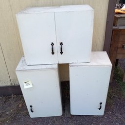 White Metal Wall Cabinets