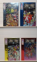 Deathmate Comic Lot Black Blue Yellow Red 1993 Valiant Image Crossover Series
