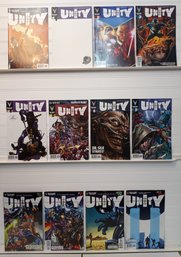 Unity #0 - 11 (2013 - 2014) Matt Kindt, Valiant Superhero Team Vs Armor Hunters Arc