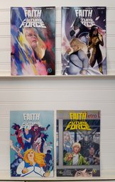 Faith And The Future Force 1 - 4 (2017 Valiant) By Jody Houser & Arreola  Time-Twisting Team-Up