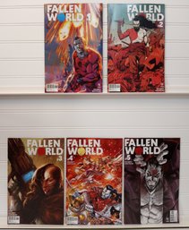 Fallen World 1 - 5 (2019 Valiant) By Dan Abnett & Adam Pollina  Bloodshots Cyber Future