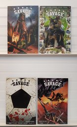 Savage 1 - 4 (2016 Valiant) By B. Clay Moore, LaRosa, Henry  Wild Origin Unleashed