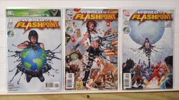 World Of Flashpoint #1 - 3 (2011) By Rex Ogle & Eduardo Francisco, Complete Mini