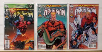Flashpoint Emperor Aquaman #1 - 3 (2011) By Bedard & Syaf, Complete Mini-Series