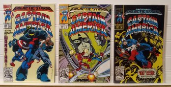 Captain America 398 - 400 (1992 Marvel) Operation: Galactic Storm Parts 1, 8, 15