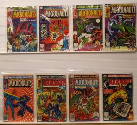 Micronauts 23 - 30 (1981 Marvel) Bill Mantlo & Butch Guice Microverse Sci-Fi Action