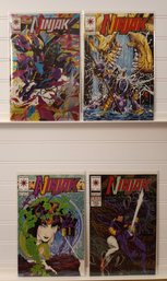 Ninjak 1 - 4 Valiant 1994 Joe Quesada Art Ninja Spy Thriller Classic Lot
