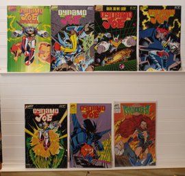 Dynamo Joe & Psychoblast (1987) First Comics Lot Of 7  Mecha Action & Supernatural Fury