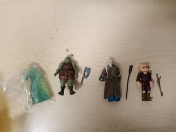 Lot Of 4 Vintage 1983 Star Wars Action Figures  LFL Taiwan W/ Accessories