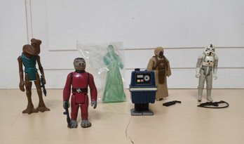 1978 - 1981 Star Wars Figures Lot W/ Weapons & Mail-Away Ben Kenobi Spirit