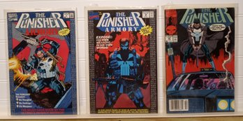The Punisher Armory 1 - 2 And #45 Marvel 1990 - 1991 Jim Lee Elliot Brown Rurik Tyler