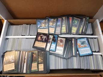 Magic The Gathering Vintage 1990s 3-Row 18' Card Lot With Ice Age, The Dark, Fallen Empires