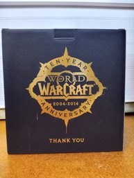 World Of Warcraft 10th Anniversary Orc Statue 2004 - 2014 In Original Box