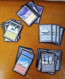Lot Of 80 Ice Age Snow-Covered Basic Lands  Magic The Gathering MTG