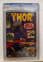 Thor #141 CGC 7.5 (1967) Marvel Key Silver Age Comic  1st Appearance Of Replicus