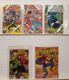 5 SpiderMan Titles Featuring Carnage, Venom, Silver Sable & Toy Story Crossover Fun