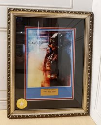 James Earl Jones Signed Darth Vader 8.5x11 Bespin Picture W/ Boba Fett In Frame