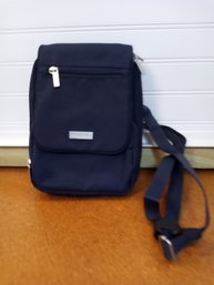 Baggallini Navy 6x8.5 Crossbody Travel Handbag With Adjustable Strap