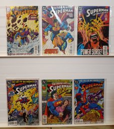 Adventures Of Superman And Action Comics Lot 6 Issues Fall Of Metropolis Arc