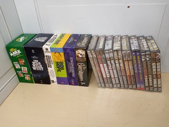 Box Set & History DVD Lot  Bob Hope, Wild West, WW2, Engineering, 20 Titles