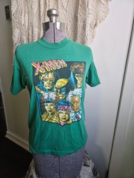 1993 Marvel X-Men Green T-Shirt By Signal Sports With Classic Team Artwork