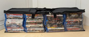 Over 60 Blu-ray Discs In Soft Case Featuring Action, Comedy, Sci-Fi And More