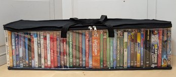 Holiday And Animated DVD Collection In Carrying Case With Over 50 Titles