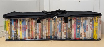 Over 50 Comedy DVDs In Zippered Case Featuring Cheech & Chong, Scary Movie, More