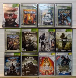 12 Xbox 360 Platinum Hits Games Including Fallout 3, Bioshock, Call Of Duty 4