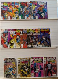 Punisher Comic Lot War Zone 17 - 20, 22 - 34, War Journal #22 (1993 - 1995 Marvel)