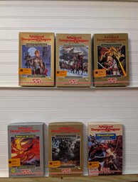 6 SSI Advanced Dungeons & Dragons Games For Commodore 64 With Boxed Packaging