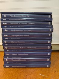 Great Courses Economics And Finance DVD Lot  7 Titles, 14 Cases With Guidebooks