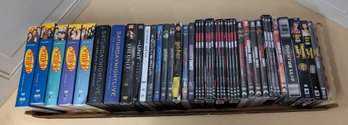 Large Mixed DVD Lot  Criminal Minds, Seinfeld, Quantum Leap, Tripping The Rift, More