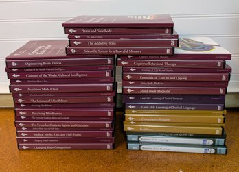 Great Courses Wellness, Psychology, And Religion DVD Lot  @17 Titles With Guides