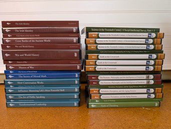 Great Courses History, Science, And Communication DVD Lot  13 Full Sets  Guides